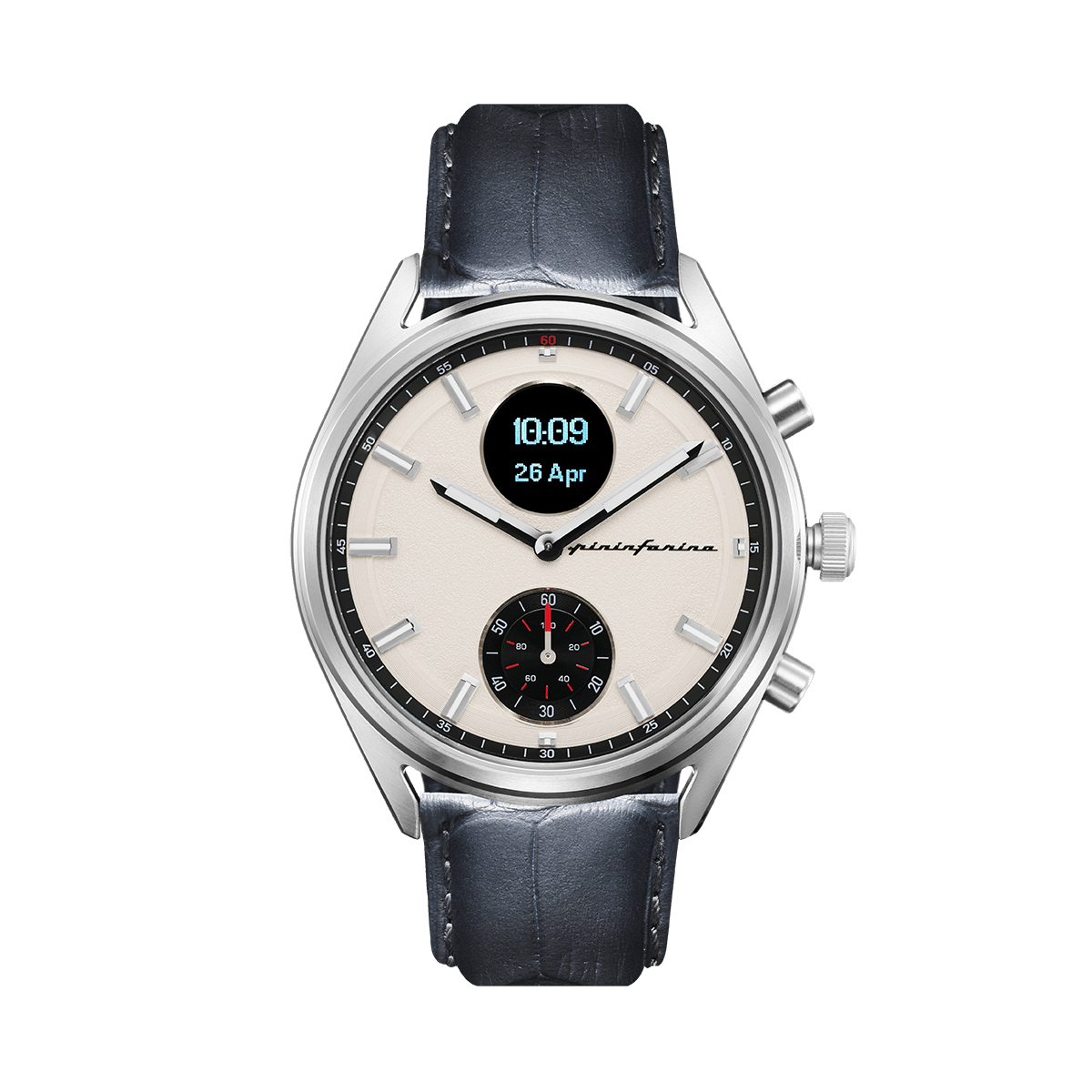 SD - Genuine Italian Leather 22mm Dress Watch Strap – Dark Grey