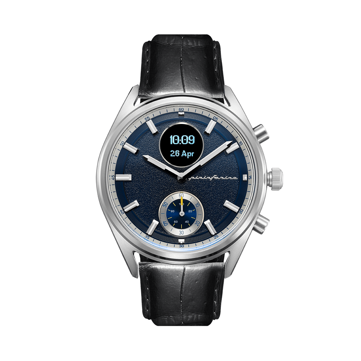 Sintesi Sport - Steel Sapphire - Pininfarina Hybrid Watches EU