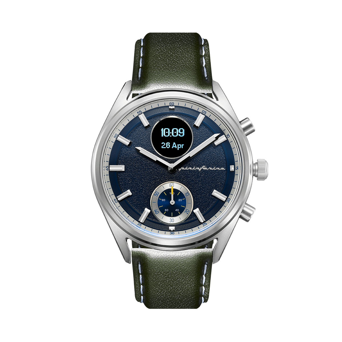 Sintesi Sport - Steel Sapphire - Pininfarina Hybrid Watches EU