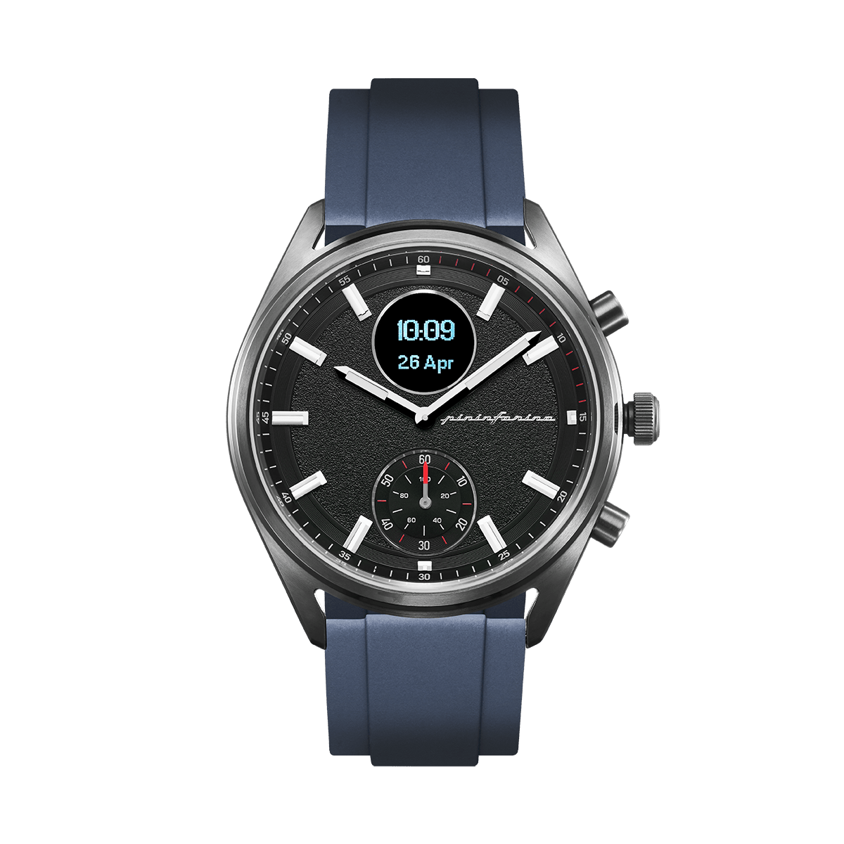 MS - FKM Rubber 22mm Watch Strap - Dark Blue