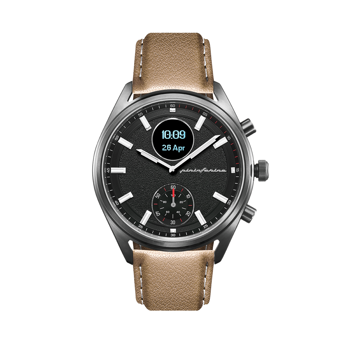 MS - Genuine Italian Leather 22mm Watch Strap – Beige