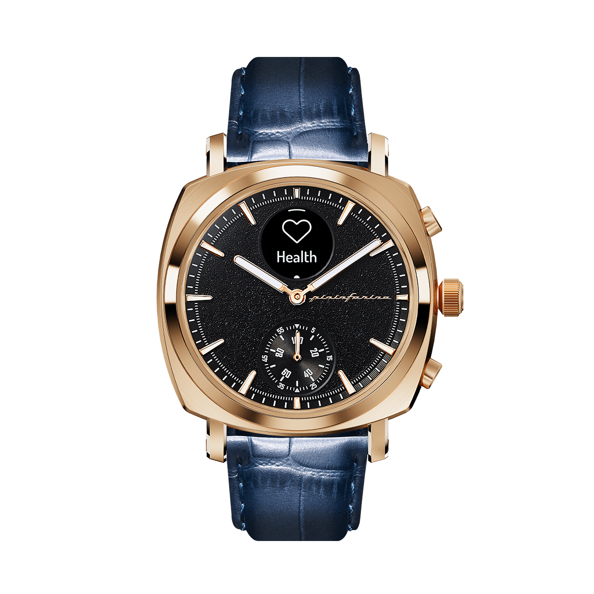 SRG - Genuine Italian Leather 22mm Dress Watch Strap – Dark Blue