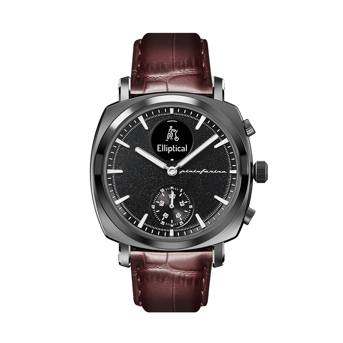 SG - Genuine Italian Leather 22mm Dress Watch Strap – Dark Brown