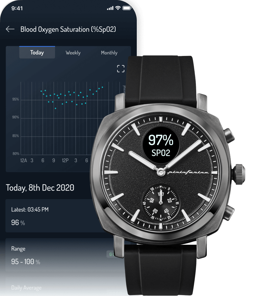Senso Hybrid - Slate Grey - Pininfarina Hybrid Watches EU