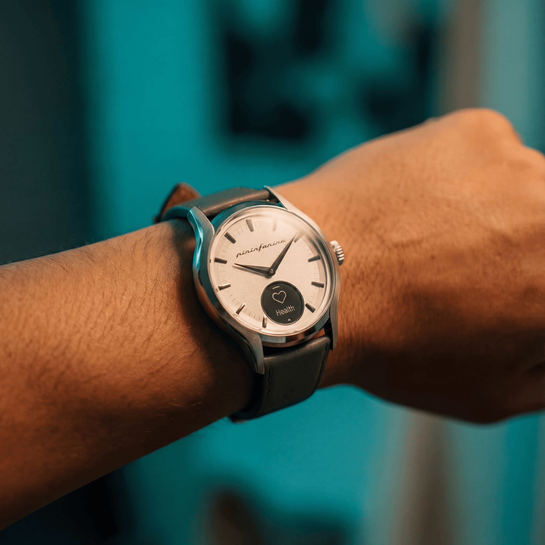 Pininfarina Pura Hybrid Smartwatch - Nero Steel - Pininfarina Hybrid Watches EU