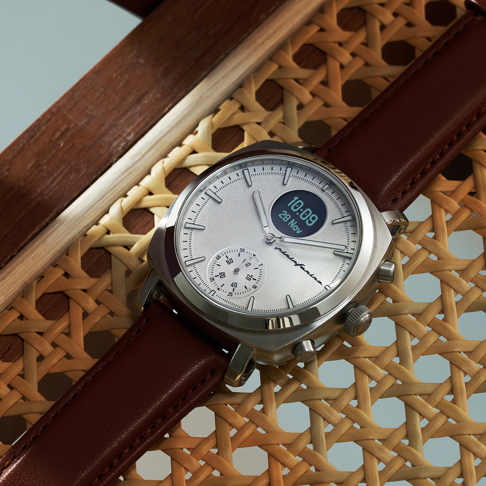 Senso Hybrid - Moonlight Silver - Pininfarina Hybrid Watches