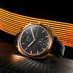 Senso Hybrid - Sunburst Rose Gold - Pininfarina Hybrid Watches EU