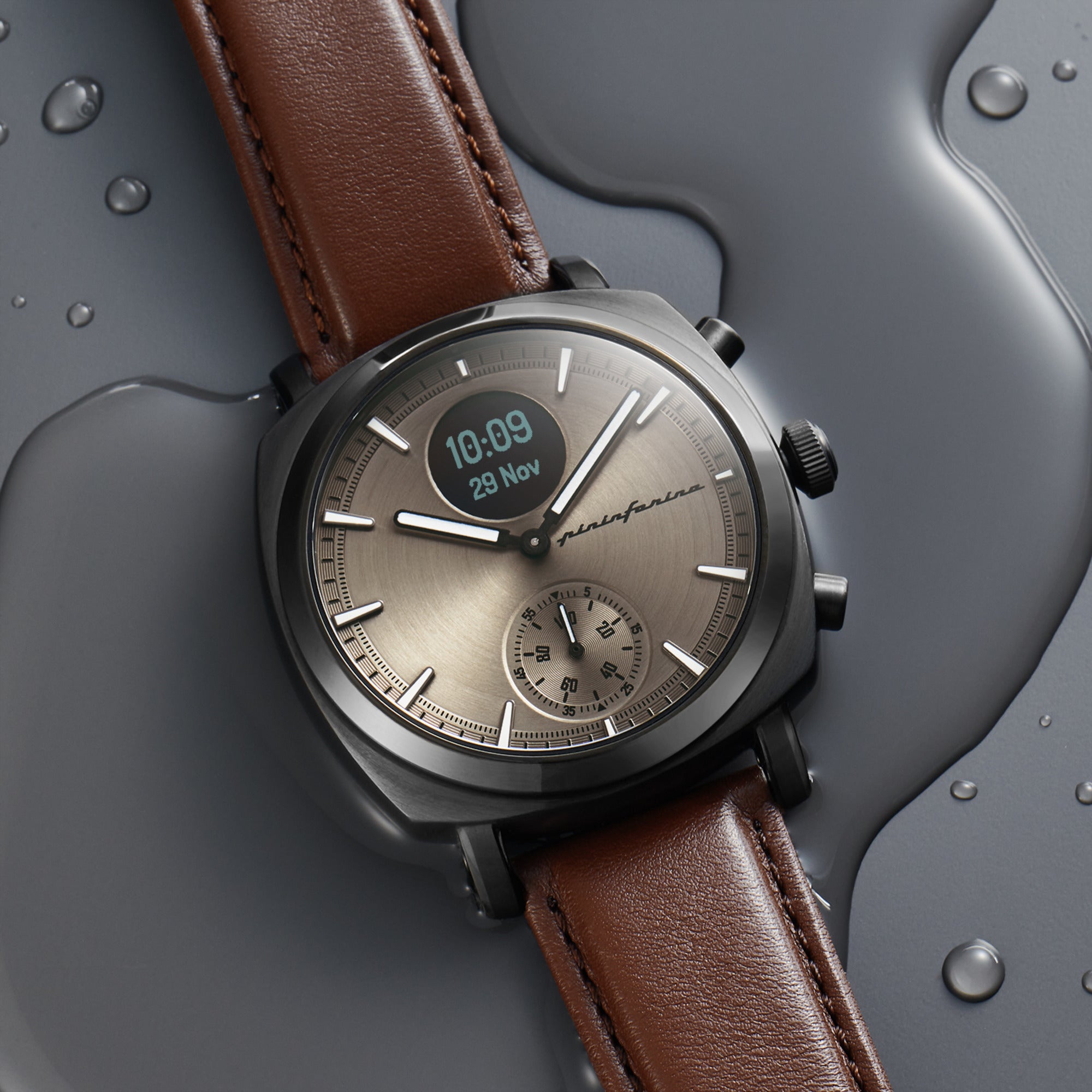 Senso Hybrid - Mercure Grey - Pininfarina Hybrid Watches