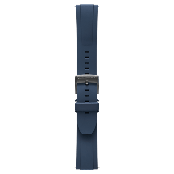 FKM Rubber 22mm Watch Strap - Dark Blue - Pininfarina Hybrid Watches EU