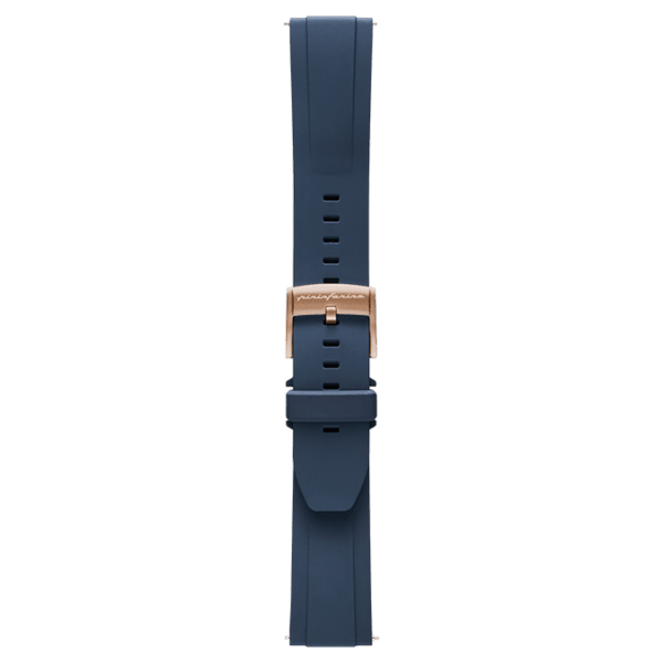 FKM Rubber 22mm Watch Strap - Dark Blue - Pininfarina Hybrid Watches EU