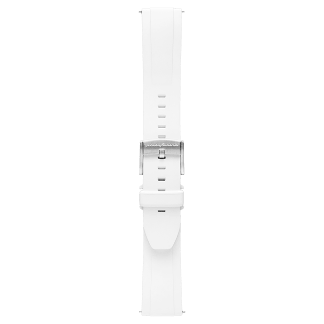FKM Rubber 22mm Watch Strap - White - Pininfarina Hybrid Watches EU
