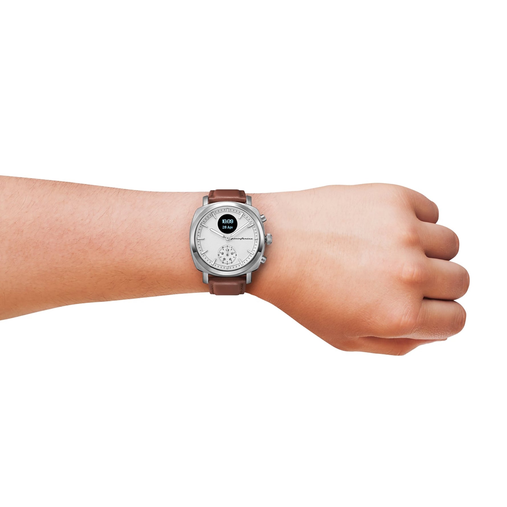 Senso Hybrid - Moonlight Silver - Pininfarina Hybrid Watches EU
