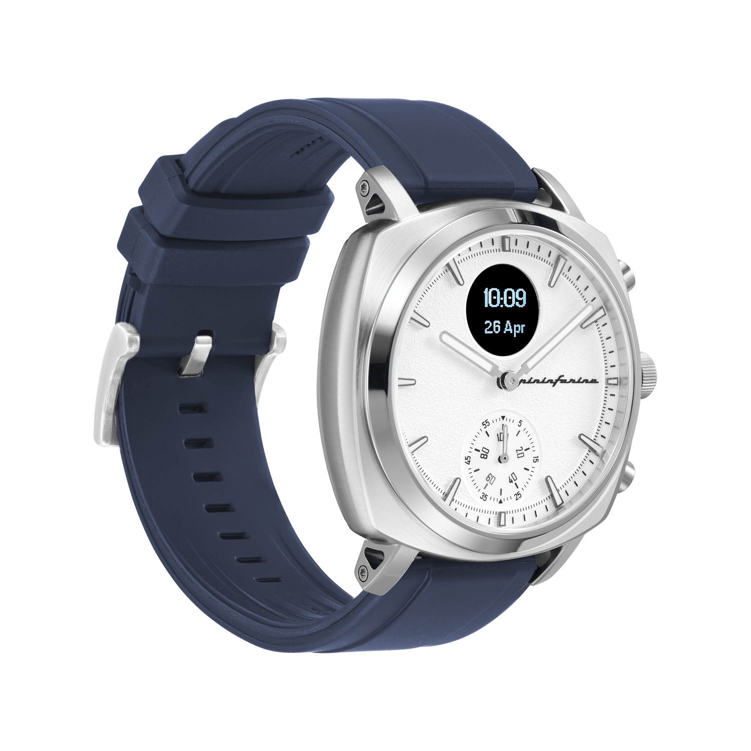 Senso Sport - Moonlight Silver - Pininfarina Hybrid Watches EU