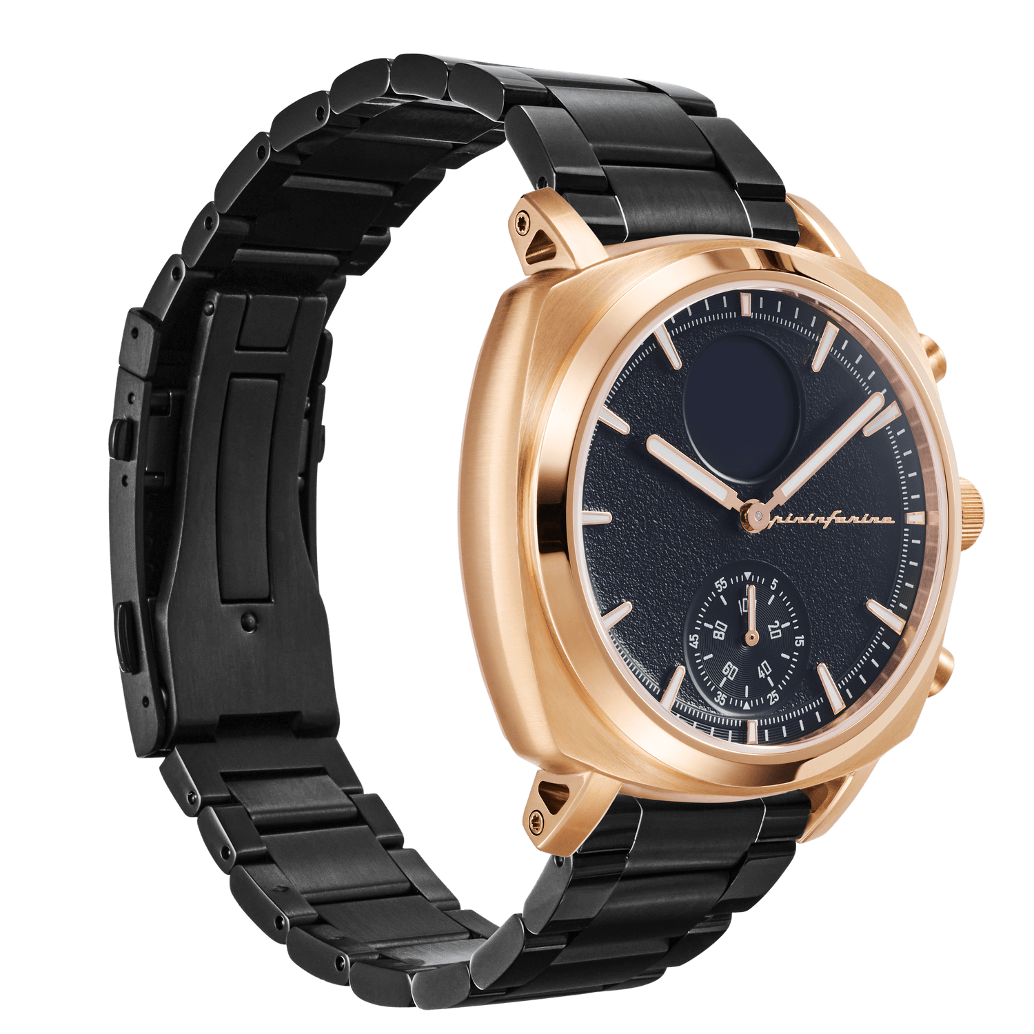 Vanguard Senso Hybrid – Sunburst Rose Gold - Pininfarina Hybrid Watches EU