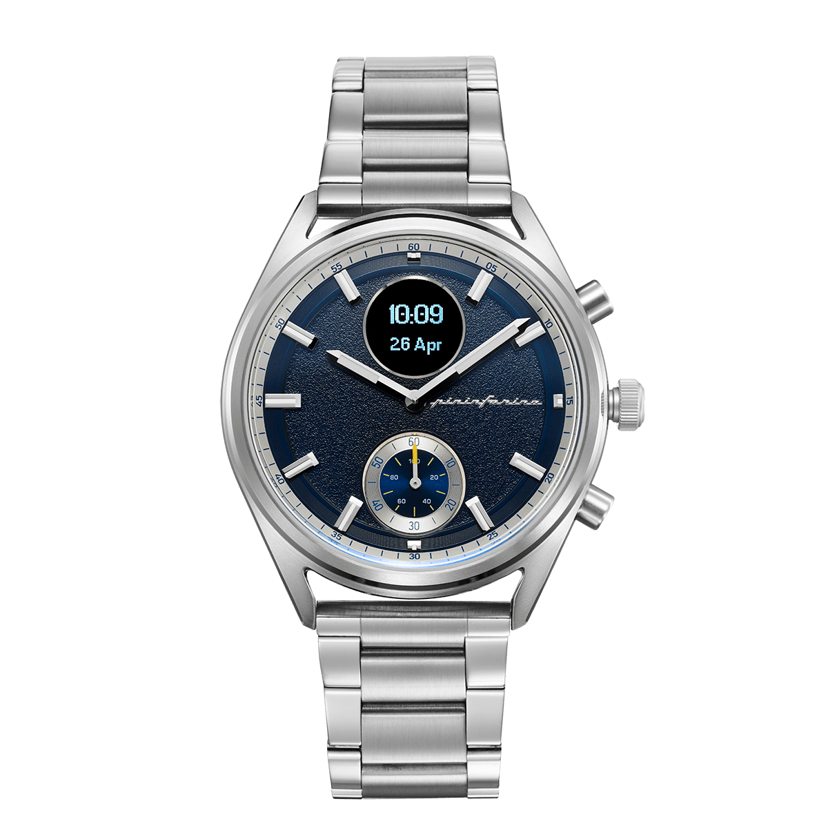 Sintesi Sport - Steel Sapphire - Pininfarina Hybrid Watches EU