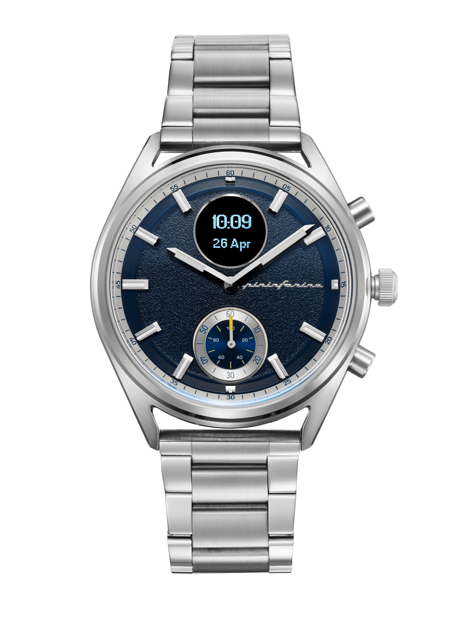 Vanguard Sintesi Hybrid – Azure Horizon - Pininfarina Hybrid Watches EU
