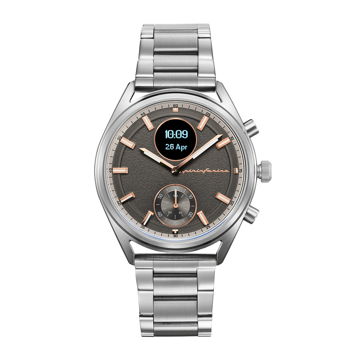 Sintesi Sport - Luna Steel - Pininfarina Hybrid Watches EU