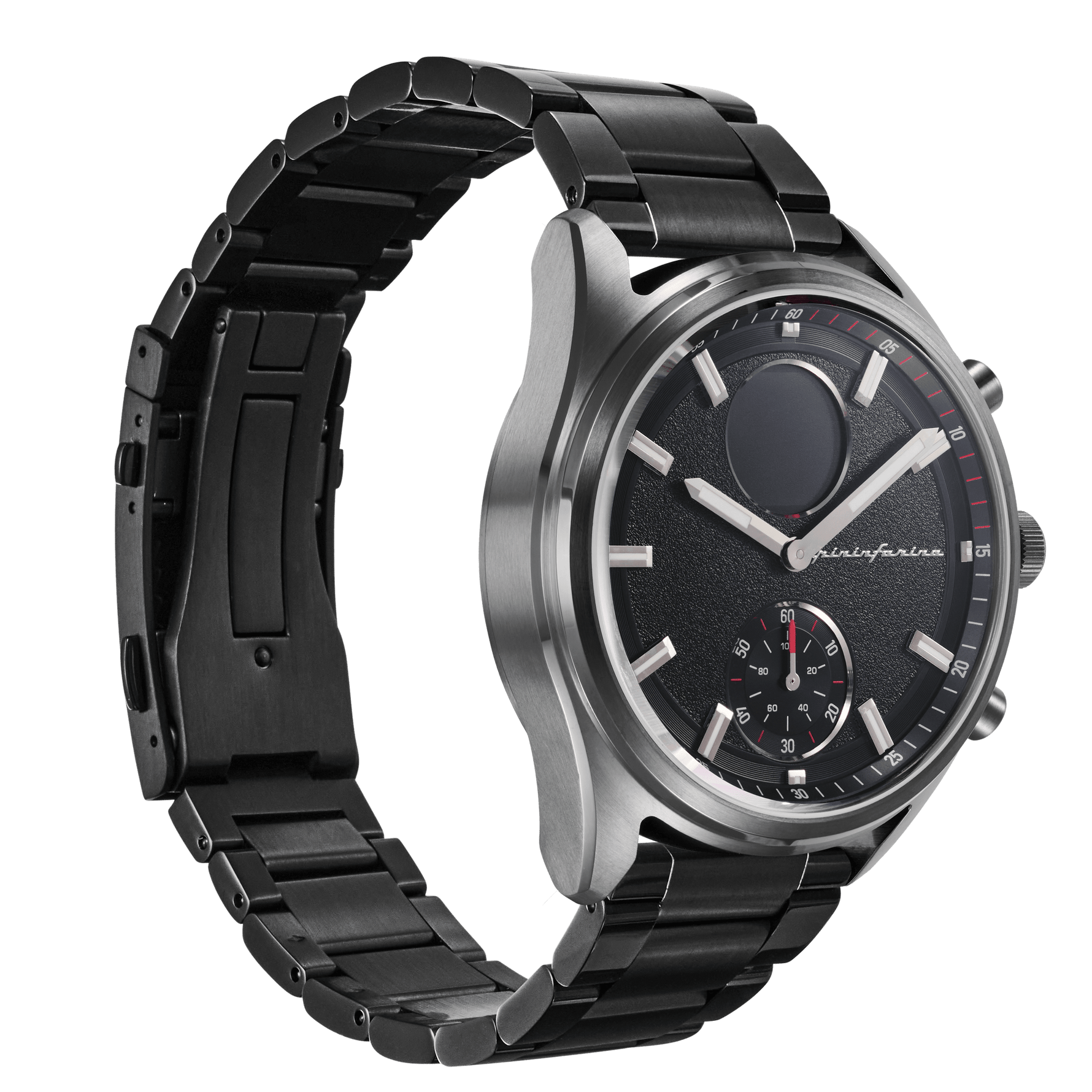 Vanguard Sintesi Hybrid – Midnight Shadow - Pininfarina Hybrid Watches EU