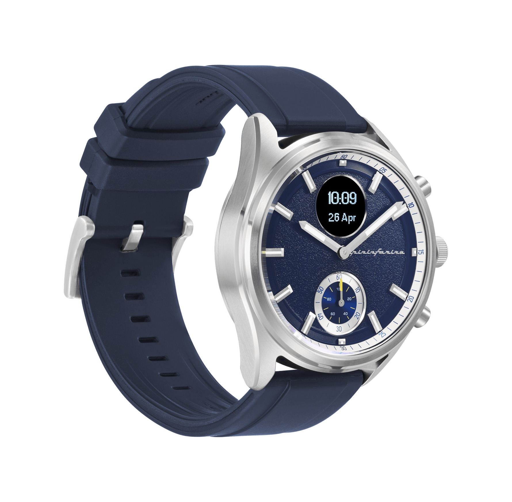 Sintesi Sport - Steel Sapphire - Pininfarina Hybrid Watches EU