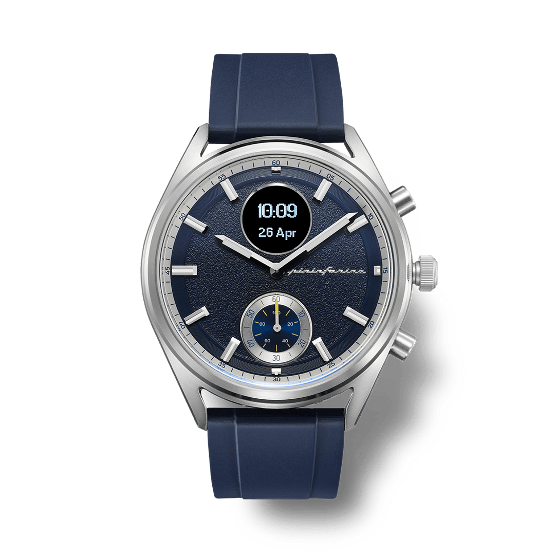 Sintesi Sport - Steel Sapphire - Pininfarina Hybrid Watches EU
