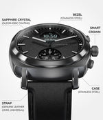 Senso Sport - Sunburst Rose Gold - Pininfarina Hybrid Watches EU