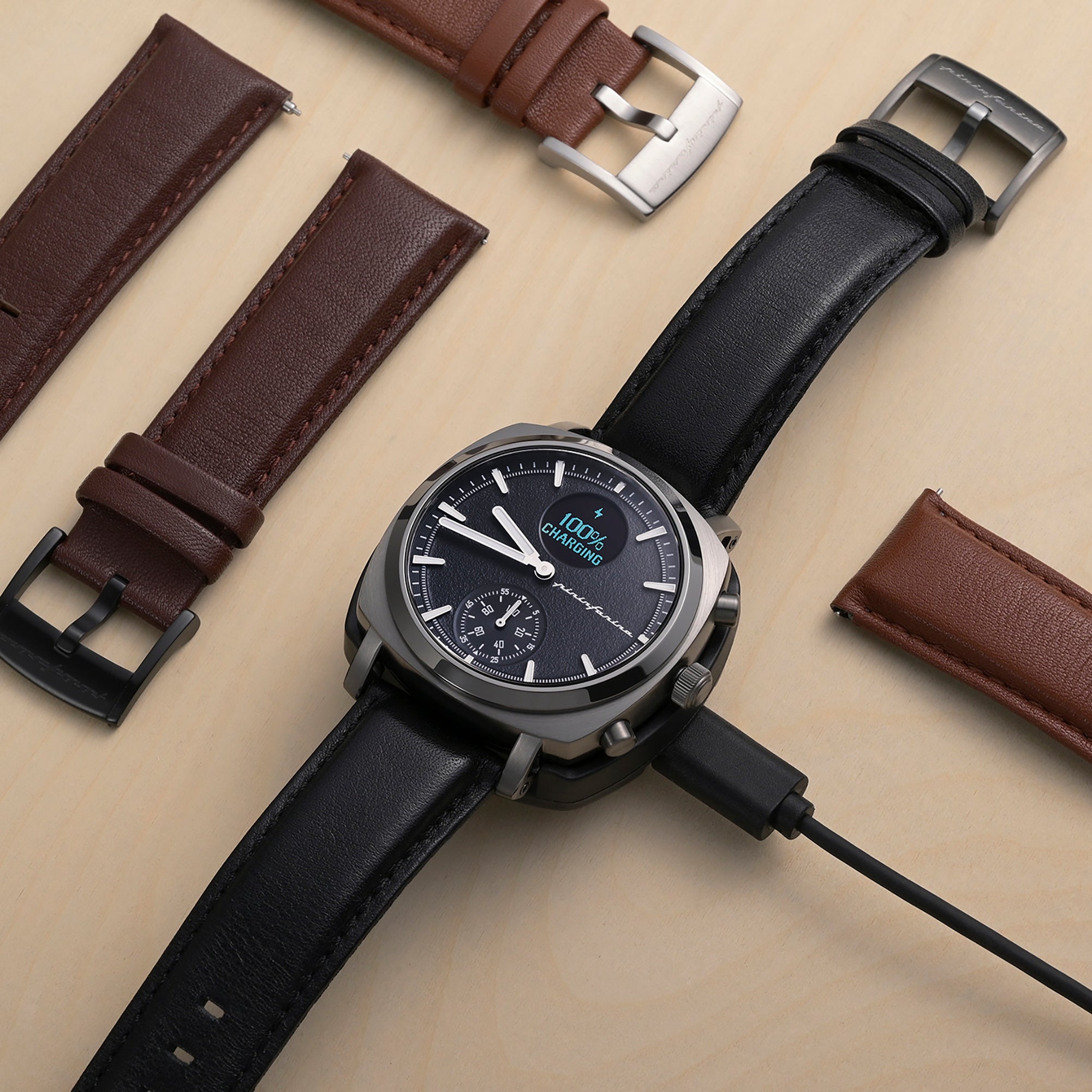 Senso Hybrid - Slate Grey - Pininfarina Hybrid Watches EU