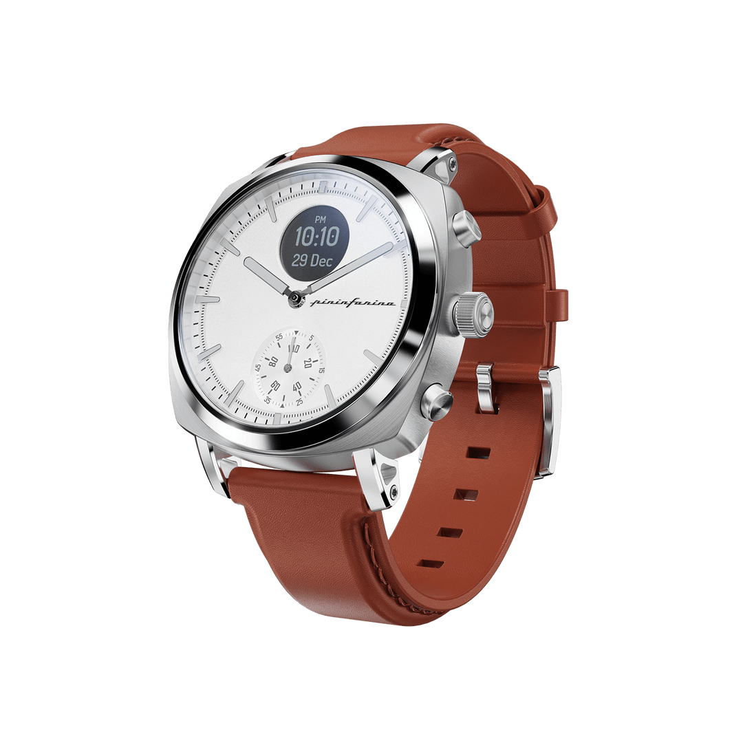 Senso Hybrid - Moonlight Silver - Pininfarina Hybrid Watches EU