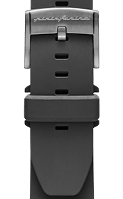 FKM Rubber 22mm Watch Strap - Black - Pininfarina Hybrid Watches EU