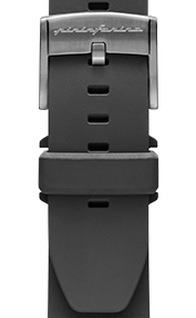 FKM Rubber 22mm Watch Strap - Black