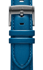 Genuine Italian Leather 22mm Watch Strap – Blue - Pininfarina Hybrid Watches EU