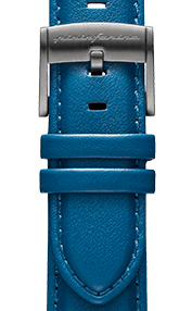 Genuine Italian Leather 22mm Watch Strap – Blue - Pininfarina Hybrid Watches EU