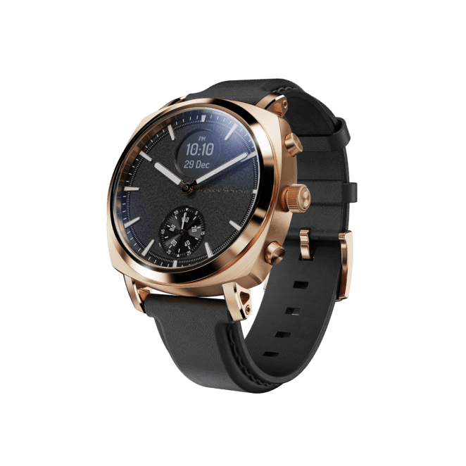 Senso Hybrid - Sunburst Rose Gold - Pininfarina Hybrid Watches EU