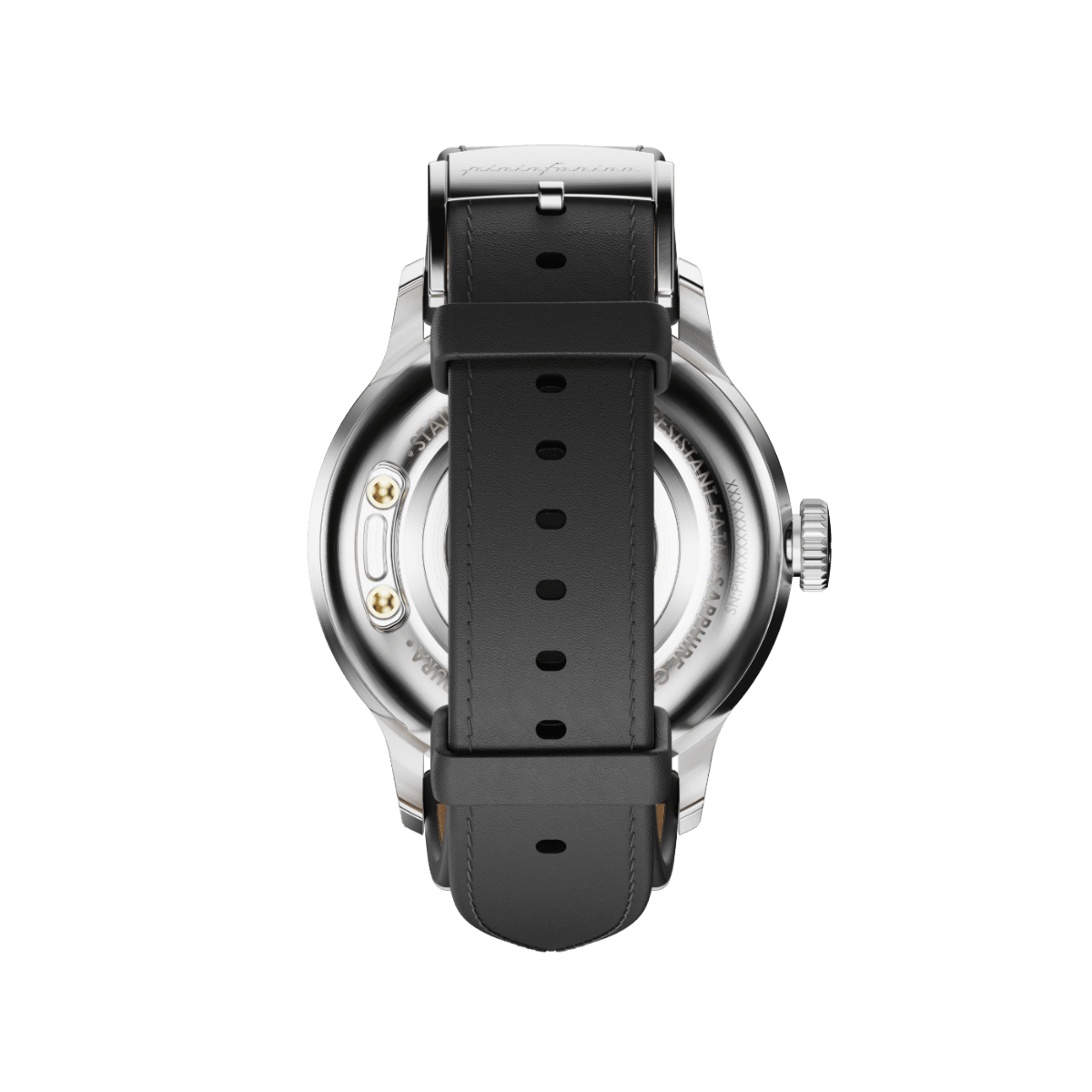 Pininfarina Pura Hybrid Smartwatch - Nero Steel - Pininfarina Hybrid Watches EU