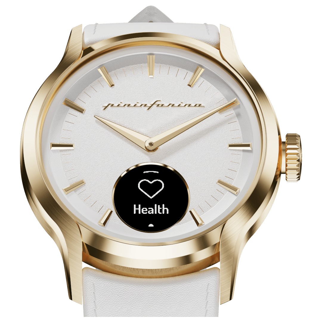 Pininfarina Pura Hybrid Smartwatch - Luce Gold - Pininfarina Hybrid Watches EU