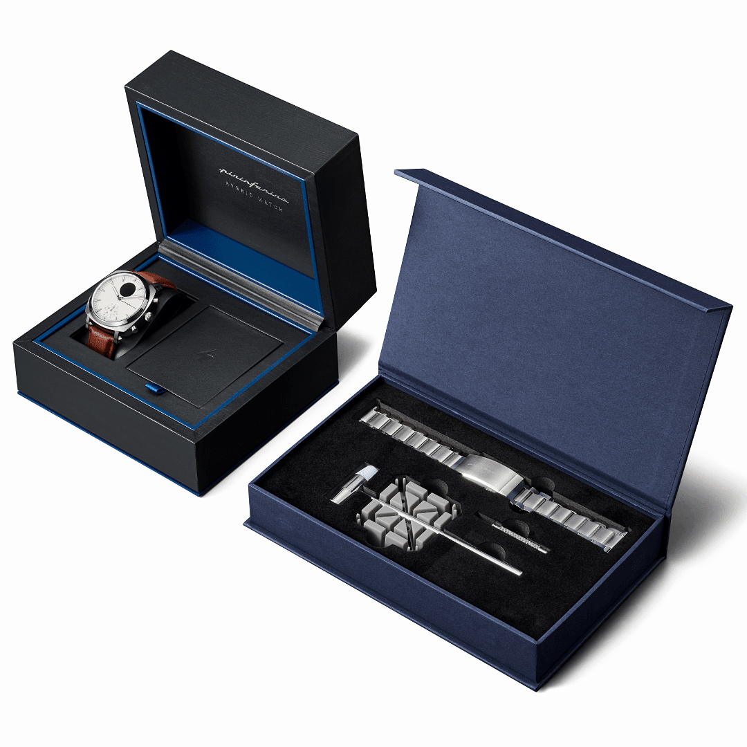 Vanguard Senso Hybrid - Moonlight Silver - Pininfarina Hybrid Watches EU