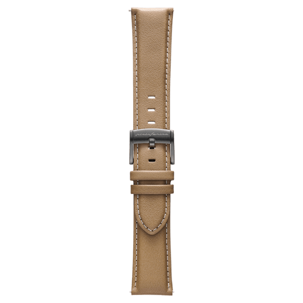 Genuine Italian Leather 22mm Watch Strap – Beige - Pininfarina Hybrid Watches EU