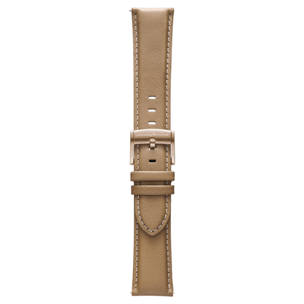 Genuine Italian Leather 22mm Watch Strap – Beige - Pininfarina Hybrid Watches EU