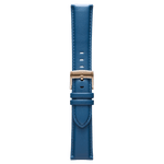 Genuine Italian Leather 22mm Watch Strap – Blue - Pininfarina Hybrid Watches EU