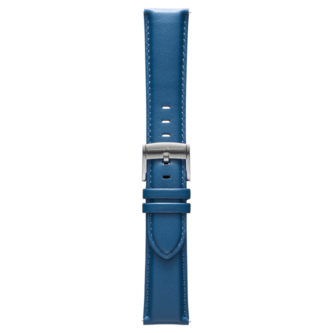 Genuine Italian Leather 22mm Watch Strap – Blue - Pininfarina Hybrid Watches EU
