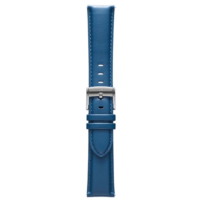 Genuine Italian Leather 22mm Watch Strap – Blue - Pininfarina Hybrid Watches EU
