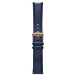 Genuine Italian Leather 22mm Watch Strap – Dark Blue - Pininfarina Hybrid Watches EU