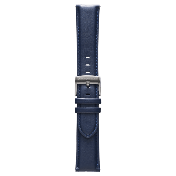 Genuine Italian Leather 22mm Watch Strap – Dark Blue - Pininfarina Hybrid Watches EU
