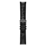 Genuine Italian Leather 22mm Dress Watch Strap – Black - Pininfarina Hybrid Watches EU