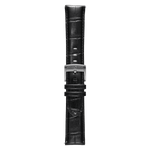 Genuine Italian Leather 22mm Dress Watch Strap – Black - Pininfarina Hybrid Watches EU