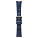 Genuine Italian Leather 22mm Dress Watch Strap – Dark Blue - Pininfarina Hybrid Watches EU