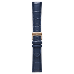 Genuine Italian Leather 22mm Dress Watch Strap – Dark Blue - Pininfarina Hybrid Watches EU