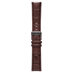 Genuine Italian Leather 22mm Dress Watch Strap – Dark Brown - Pininfarina Hybrid Watches EU
