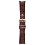Genuine Italian Leather 22mm Dress Watch Strap – Dark Brown - Pininfarina Hybrid Watches EU