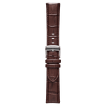 Genuine Italian Leather 22mm Dress Watch Strap – Dark Brown - Pininfarina Hybrid Watches EU