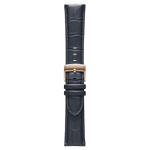 Genuine Italian Leather 22mm Dress Watch Strap - Dark Grey - Pininfarina Hybrid Watches EU